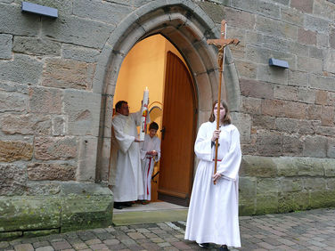 Lumen Christi - Auferstehungsmesse in St. Crescentius (Foto: Karl-Franz Thiede)